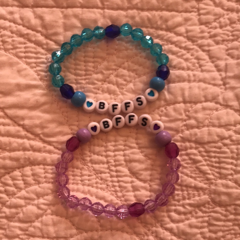 HOT DEAL! Friendship bracelets, purple and blue, handmade.